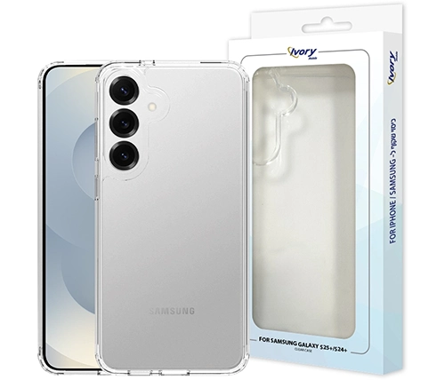 מגן לטלפון גלקסי S25 פלוס שקוף Samsung Galaxy S25+ Clear Case מבית Ivory Mobile