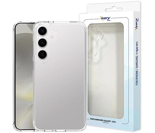 מגן לטלפון גלקסי Samsung Galaxy S24 Plus שקוף Ivory Mobile