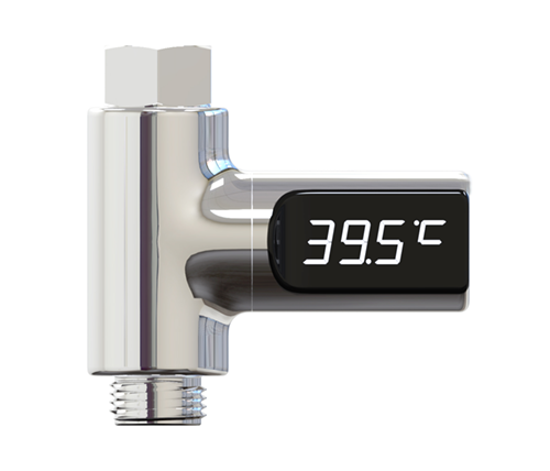 מד חום דיגיטלי למים - מתאים לברזים במקלחות וחדרי אמבטיה - MIZUKI BD-LS-01