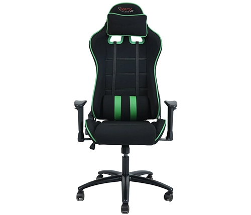 כיסא גיימינג בד שחור וירוק ארגונומי Ivory Gaming GC2 