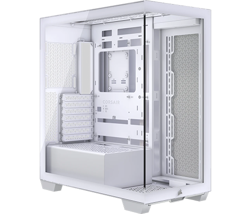מארז מחשב Corsair 3500X Mid Tower E-ATX בצבע לבן