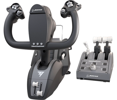ג'ויסטיק טיסה ומצערת לאקסבוקס Thrustmaster TCA Yoke Pack מהדורת Boeing Edition – משלוח חינם