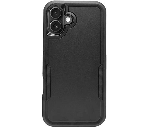 מגן לאייפון 16 פלוס שחור קשיח Ivory Mobile