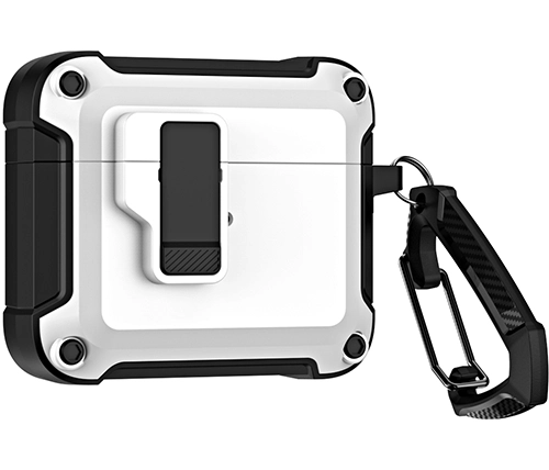 כיסוי לאוזניות איירפודס 4 AirPods לבן Ivory Mobile