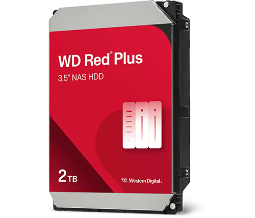 דיסק קשיח Western Digital WD Red Plus WD20EFPX 2TB