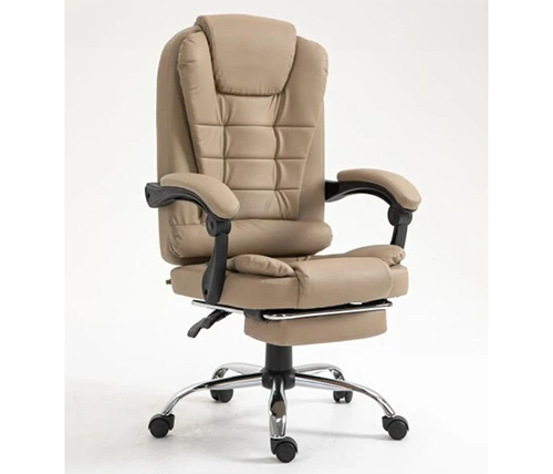 כיסא מנהלים ניו יורק בצבע אפור בז' – משלוח חינם