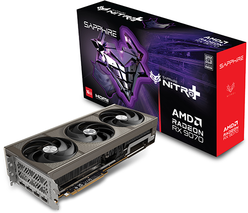 כרטיס מסך Sapphire NITRO+ AMD Radeon RX 9070 OC 16GB GDDR6