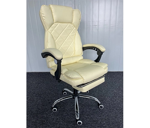 כיסא מנהלים שיקגו בצבע שמנת – משלוח חינם