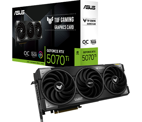 כרטיס מסך ASUS TUF Gaming GeForce RTX 5070 Ti 16GB GDDR7 OC Edition