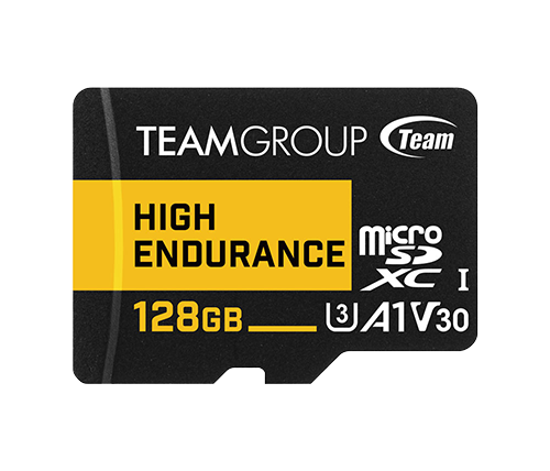 כרטיס זכרון Team Group High Endurance Micro SDXC UHS-I V30 - נפח 128GB