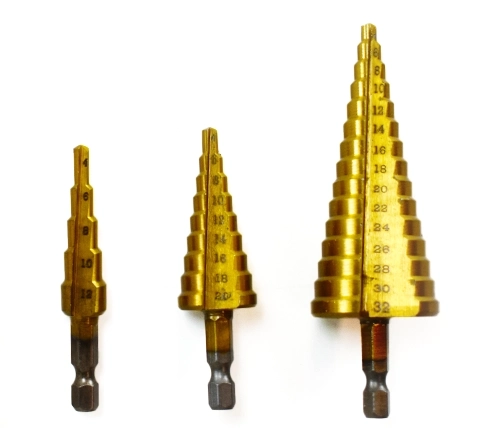 סט 3 מקדחים מדורגים למתכת Ivory Tools