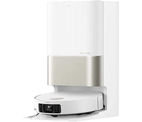 שואב אבק רובוטי מקרצף דרימי Dreame X50 Ultra בצבע לבן כולל ערכת אביזרים נלווים