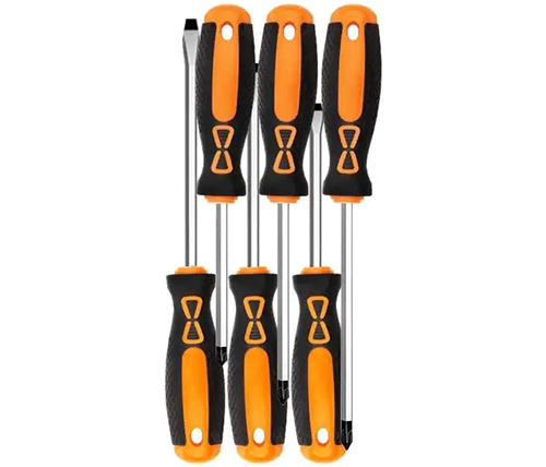 סט מברגים 6 יחידות מקצועי פיליפס / שטוח Ivory Tools