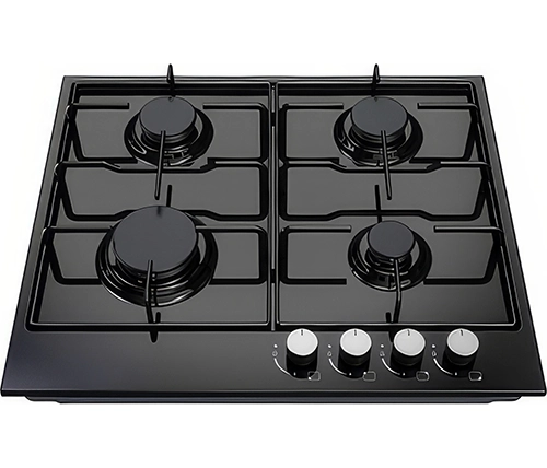 כיריים גז 4 להבות 60 ס''מ נורמנדה Normande ND-6400B בצבע שחור – משלוח חינם