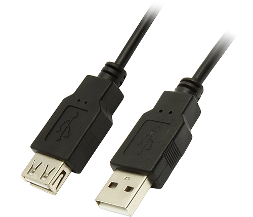 כבל מאריך USB-A 2.0 באורך 2 מטר Ivory Connect