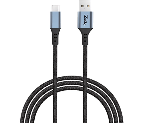 כבל טעינה וסנכרון USB-A ל USB-C באורך 2 מטר תומך טעינה מהירה Ivory Connect