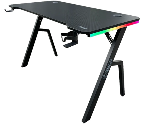 שולחן גיימינג תאורת RGB אורך 120 סמ שחור דרגון Dragon TR – משלוח חינם