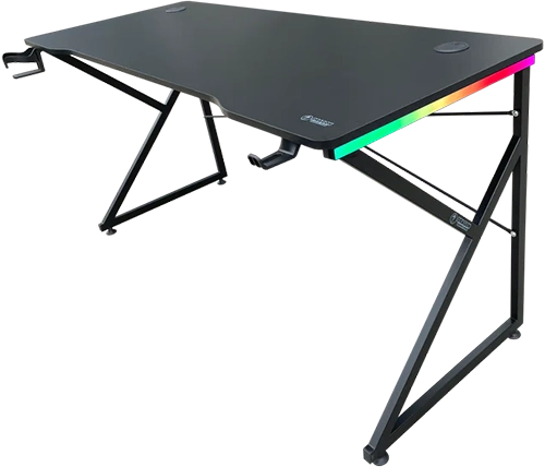 שולחן גיימינג עם תאורת RGB שחור 150 סמ דרגון Dragon TK – משלוח חינם