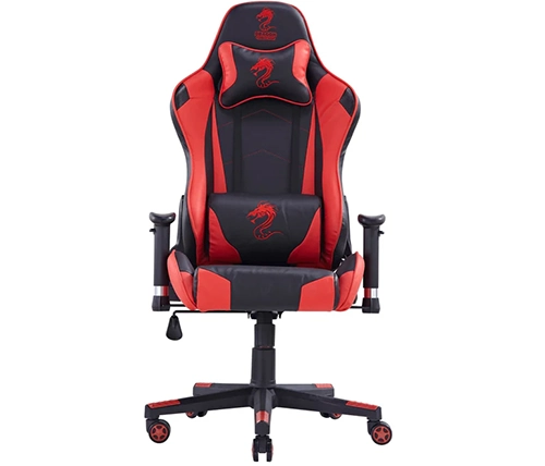 כיסא גיימינג דרגון Dragon GLADIATOR דמוי עור שחור / אדום – משלוח חינם