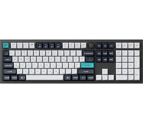 מקלדת אלחוטית מכנית Keychron Q6 Max QMK/VIA Wireless RGB Red Switch עברית ואנגלית