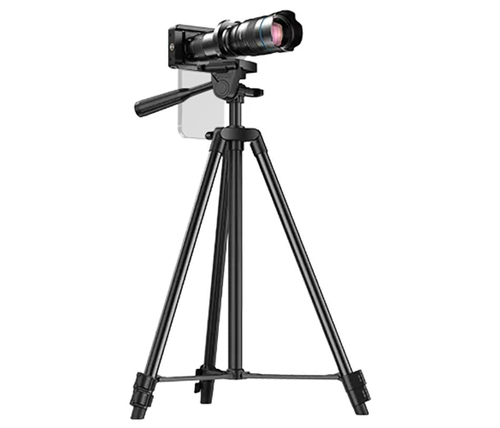 עדשה טלסקופית לסמארטפון עם זום X36 וחצובה - Ivory Mobile