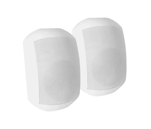 רמקולים חיצוניים מוגני מים MIZUKI WTP430 30W IP66  כולל מתקן תליה, בצבע לבן