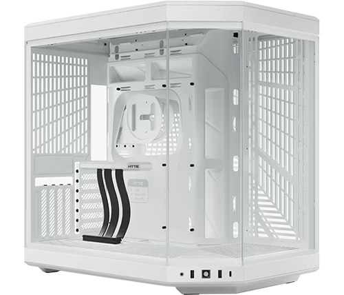 מארז מחשב HYTE Y70 כולל כבל רייזר לכרטיס מסך - בצבע לבן