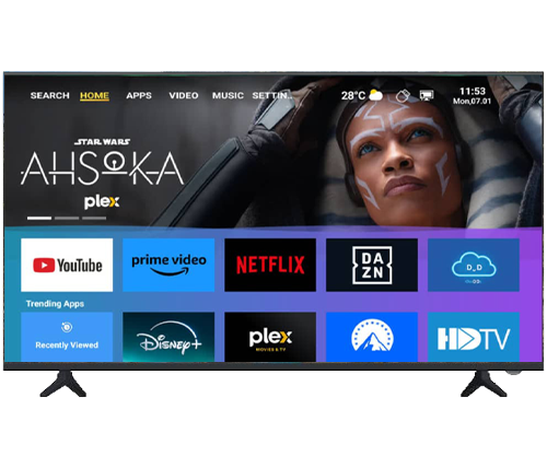 טלוויזיה חכמה 31.5 אינץ אנדרואיד 14 MIZUKI Smart TV  HD LED  אידאלית לחדרי שינה, ממ"דים, מטבחים ומשרדים