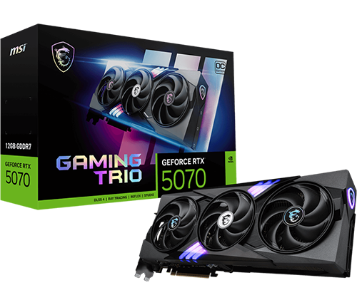כרטיס מסך MSI GeForce RTX 5070 12G GAMING TRIO OC