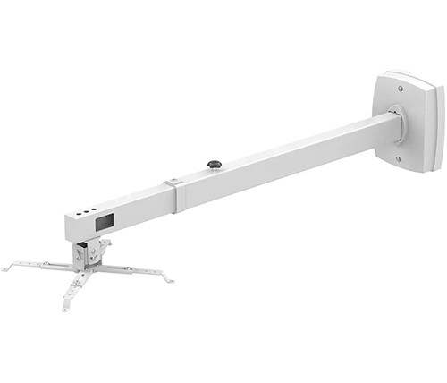 זרוע למקרן אוניברסלית מתכווננת מהקיר בצבע לבן Ivory D700