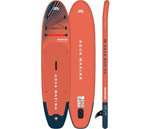 סאפ מתנפח + משוט Aqua Marina MONSTER BT-23MOP – משלוח חינם