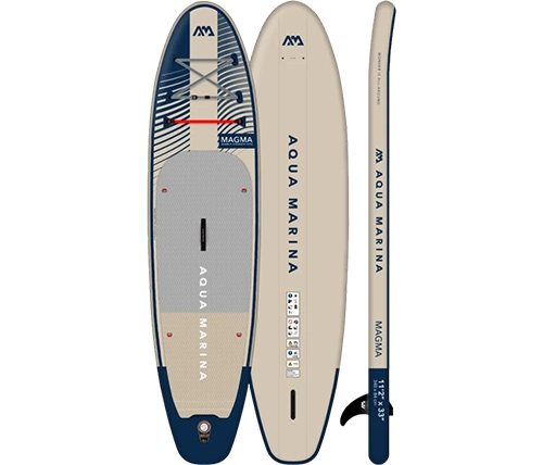 סאפ מתנפח + משוט Aqua Marina MAGMA BT-23MAP – משלוח חינם