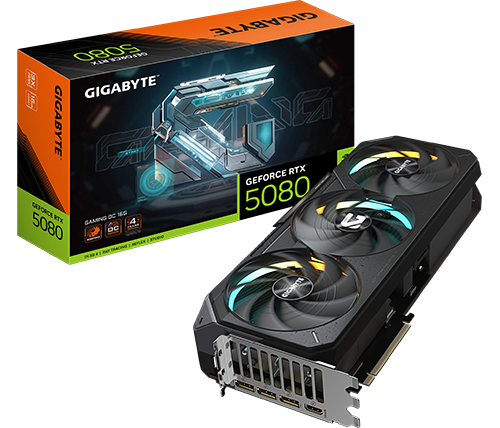 כרטיס מסך Gigabyte GeForce RTX 5080 GAMING OC 16GB GDDR7