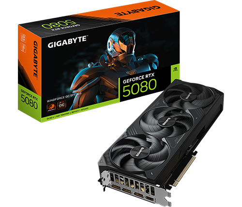 כרטיס מסך Gigabyte GeForce RTX 5080 WINDFORCE OC SFF 16GB GDDR7