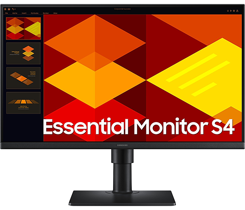 מסך מחשב 27 אינץ Samsung Essential S4 S40GD 100Hz IPS S27D408GAM – צבע שחור