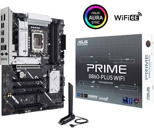לוח אם ASUS PRIME B860-PLUS WIFI 1851 DDR5 ATX