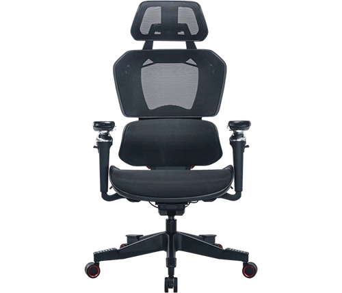 כיסא מנהלים פרימיום ארגונומי עם גב רשת שחור ואדום Miracase MWMS600 – משלוח חינם