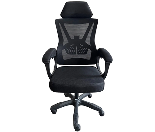 כיסא מנהלים ארגונומי גב גבוה ומשענת ראש דגם לונדון בצבע שחור – משלוח חינם