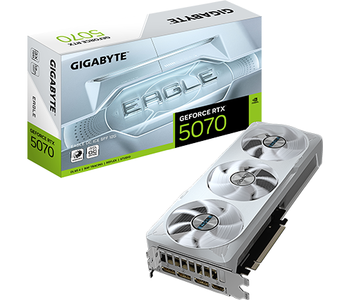 כרטיס מסך Gigabyte GeForce RTX 5070 EAGLE OC ICE SFF 12GB GDDR7