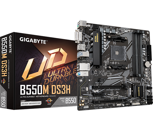 לוח אם Gigabyte B550M DS3H Micro ATX