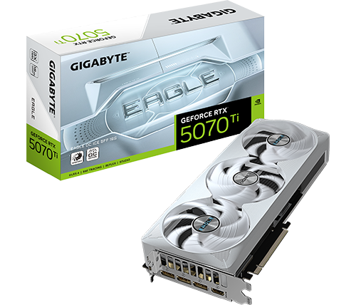כרטיס מסך Gigabyte GeForce RTX 5070 Ti EAGLE OC ICE SFF 16GB GDDR7