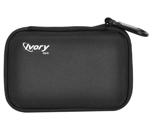 כיסוי נשיאה מוקשח לדיסק חיצוני וכונני SSD בגודל 2.5 אינץ' - Ivory Style, צבע שחור