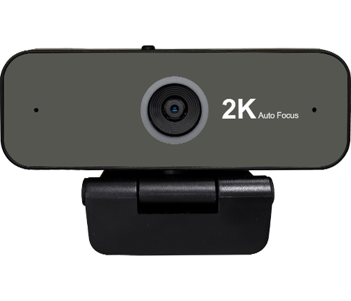 מצלמת רשת למחשב 2K כוללת תריס לפרטיות, פוקוס אוטומטי וזוג מיקרופונים מובנים MIZUKI DS032K