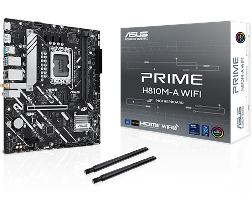 לוח אם ASUS PRIME H810M-A WIFI 1851 DDR5 mATX