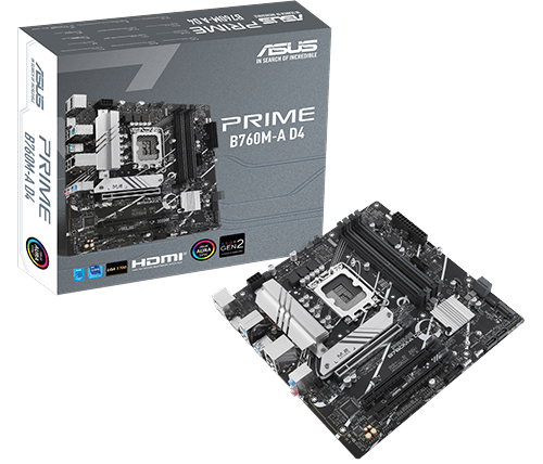 לוח אם ASUS PRIME B760M-A D4-CSM 1700 DDR4 mATX
