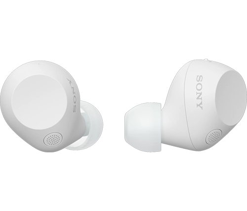 אוזניות סוני בלוטוס אלחוטיות עם ביטול רעשים ANC ועמידות למים SONY IN-EAR WF-C710NW צבע לבן
