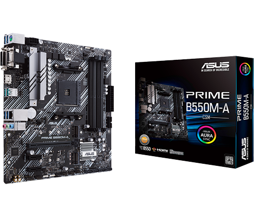 לוח אם ASUS PRIME B550M-A/CSM DDR4 AM4 AMD
