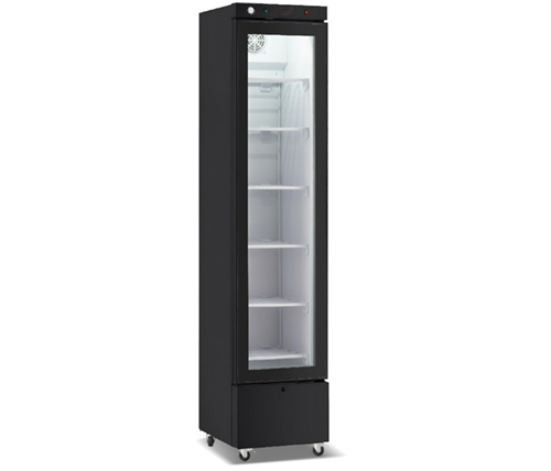 מקפיא ויטרינה 300 ליטר כולל 6 מדפים מודולרי הקונטיינר RFK-300P בצבע שחור – משלוח חינם