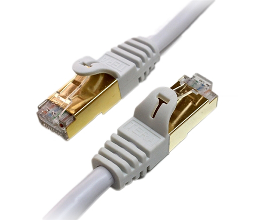 כבל רשת CAT7 - אורך 3 מטר - צבע אפור