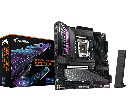 לוח אם Gigabyte B860M AORUS ELITE WIFI6E 1851 DDR5 mATX